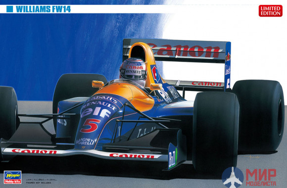 20346 Hasegawa 1/24 Гоночный автомобиль Формулы-1 Williams FW14 (Limited Edition)