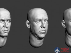 ARM356014 Armor35 Головы (без волос) №3 1/35