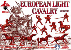 RB72084 Red Box 1/72 European Light Cavalry.  16 century. Set 1