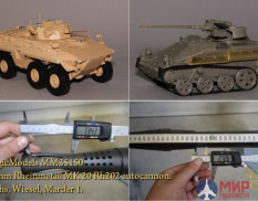 MM35150 Magic Models 20 mm Rheinmetall MK 20 Rh202 autocannon. Luchs, Wiesel, Marder 1/35