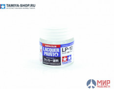 82110 Tamiya LP-10 LACQUER THINNER (РАСТВОРИТЕЛЬ ДЛЯ КРАСОК LP), 10 МЛ. TAMIYA