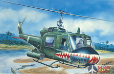 0050 Italeri вертолет  UH-1C  GUNSHIP (1:72)