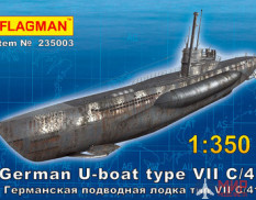 235003 Флагман 1/350 Германская подводная лодка типа VII C/41