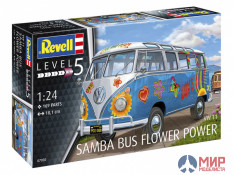 07050 REVELL АВТОМОБИЛЬ SAMBA T1 "FLOWER POWER" (1:24)