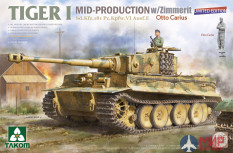 2200 TAKOM 1/35 Tiger I Mid Production w/zimmerit (Otto Carius)