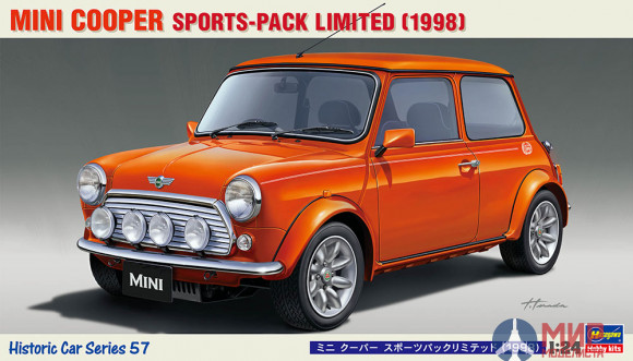 21157 Hasegawa 1/24 Автомобиль MINI COOPER SPORTS-PACK Limited (1998)