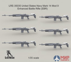 LRE35035 LiveResin Снайперская винтовка ВМФ США Mark 14 (EBR) 1/35
