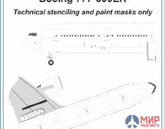 AVD144-13 Avia Decals 1/144 Декаль Boeing 777-300ER технические надписи