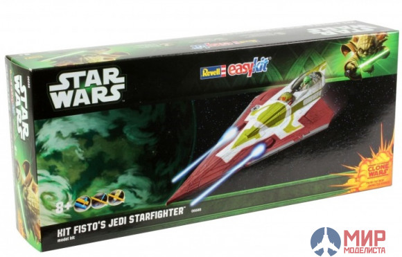 06688 Revell космический корабль Kit Fisto's Jedi Starfighter  (1:39)