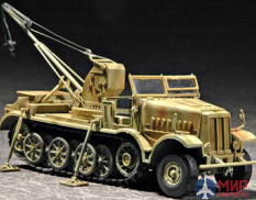 07251 Trumpeter 1/72 Sd.kfz.9/1 Drehkran 6T Auf Zugkraftwagen 18T