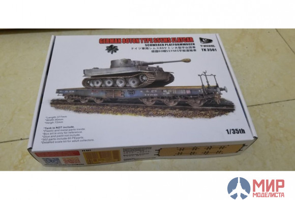 TK3501-I T-Model 1/35 German 80T Type SSyms Schwerer platformwagen (Tank not include)