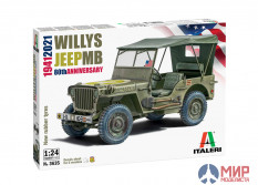 3635 Italeri 1/24 Willys Jeep MB 80th Anniversary 1941-2021