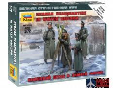 6232 Звезда 1/72 Немецкий штаб в зимней форме