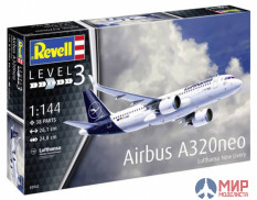 63942 REVELL ПОДАРОЧНЫЙ НАБОР С МОДЕЛЬЮ САМОЛЁТА АЭРОБУС A320 NEO (1:144)