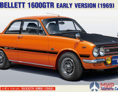 21158 Hasegawa 1/24 Автомобиль ISUZU BELLETT 1600GTR Early Version (1969)