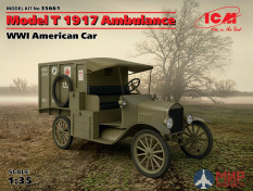 35661 ICM 1/35 Американский автомобиль Model T 1917 санитарная, І МВ