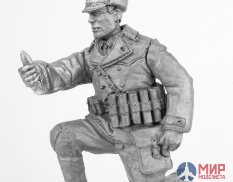 142  Ратник 54 мм  Боец РККА, заряжающий миномет-лопату, 1941 год  олово