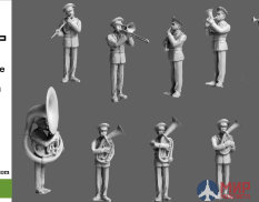 А40-2 Alex miniatures 1/72 Парад Военный оркестр (часть 2)