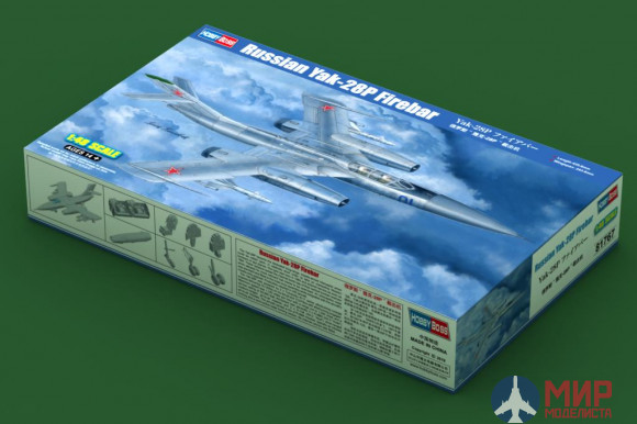 81767  Hobby Boss самолёт Russian Ya-28P Firebar  (1:48)