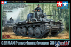 32583 Tamiya 1/48 Немецкий танк Panzer 38(t) Ausf.E/F с фигурой танкиста