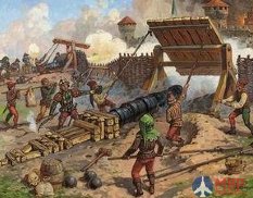 8032 Звезда 1/72 Средневековая тяжелая бомбарда