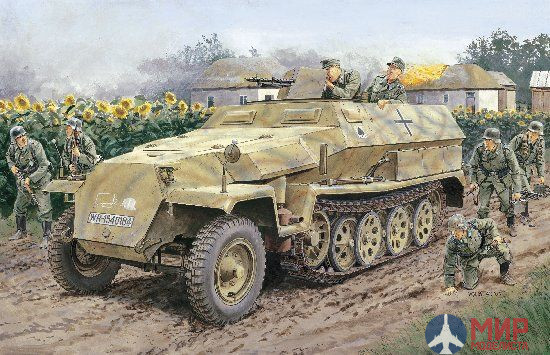 6187 Dragon 1/35 Полугусеничный БТР Sd.Kfz.251 Ausf.C