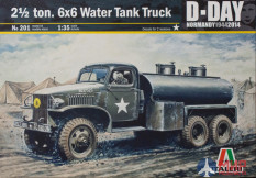 0201 Italeri 1/35 Бензовоз 2,5 ton 6x6 Water Tank Truck Kit First Look