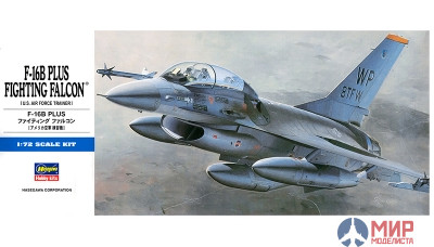 00444 Самолет F-16B Fighting Falcon (HASEGAWA)  1/72