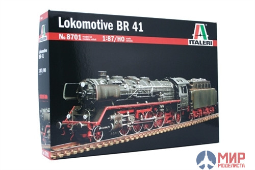 8701 Italeri паровоз  Lokomotive BR 41  (1:87)