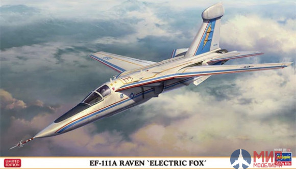 02300 Самолет РЭБ EF-111A RAVEN "ELECTRIC FOX" (HASEGAWA)  1/72