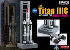 56341 Dragon космический аппарат  Titan IIIC w/Launch Pad Maiden Flight  1/400