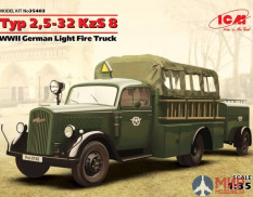 35403 ICM 1/35 Тур 2,5-32 KzS 8, Германский легкий пожарный автомобиль II МВ