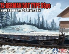 TK7304 T-Model 1/72 GERMAN 50T TYPE SSYS SCHWERER PLATORMWAGEN