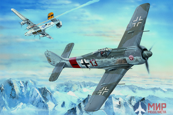 81803 Hobby Boss самолёт  Focke-Wulf FW190A 1/18