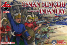 RB72089 Red Box 1/72 Osman  Yeniçeri Infantry 16-17 century