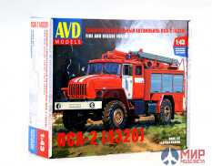 1301AVD AVD Models 1/43 Сборная модель Пожарно-спасательный автомобиль ПСА-2 (4320)