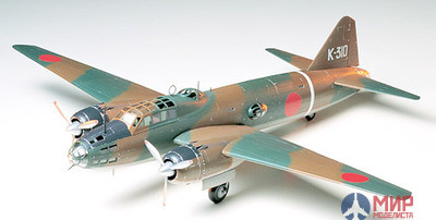 61049 Tamiya 1/48 Самолет японский бомбардировщик Isshikiriko Type 11