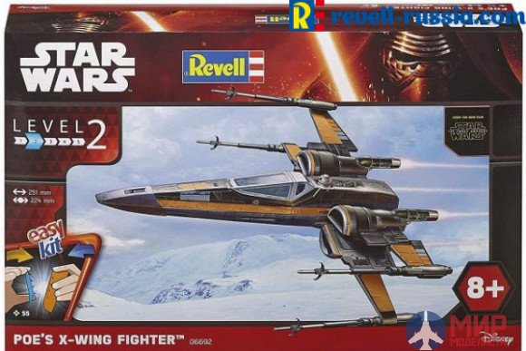 06692 Revell космический корабль  Poe's X-wing Fighter  (1:50)