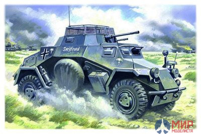 48191 ICM 1/48 Германский легкий бронеавтомобиль Sd.Kfz. 222