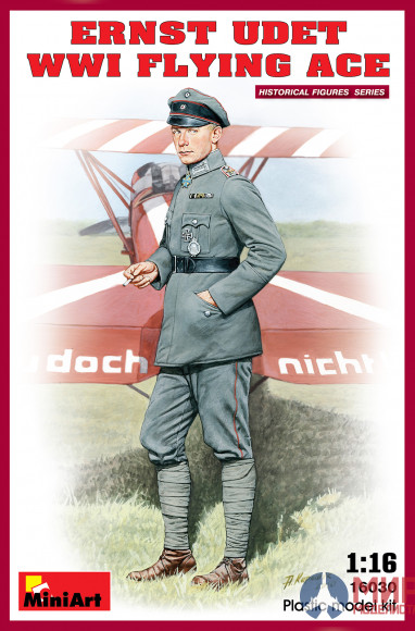 16030 MiniArt фигуры  ERNST UDET WW I FLYING ACE  (1:16)