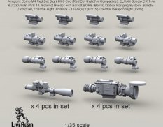 LRE35028 LiveResin Набор прицелов армии США 3 1/35