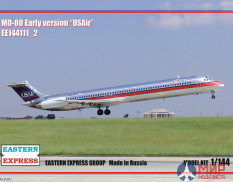 ее144111_2 Авиалайнер MD-80 ранний USAir (Limited Edision) Восточный экспресс, 1/144