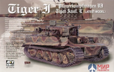 AF35079 AFV Club 1/35 Немецкий танк Sdkfz 181 Tiger I (поздний тип)