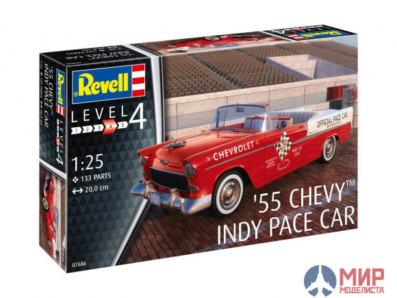 07686 Revell Автомобиль '55 Chevy Indy Pace Car