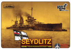 KB3537FH Combrig 1/350 Зейдлиц Немецкий линейный крейсер 1913, German Battlecruiser Seydlitz, 1913