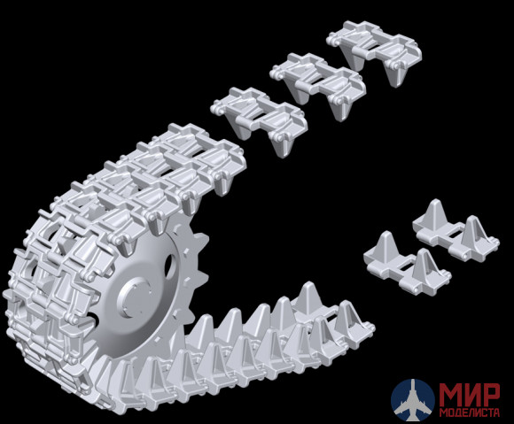 35146 MiniArt аксессуары  WORKABLE TRACK LINK SET for T-70  (1:35)