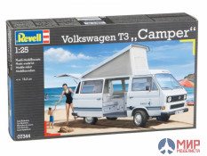 07344 REVELL АВТОМОБИЛЬ VW T3 "CAMPER" (1:25)