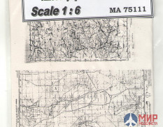 75111 масШТАБ Карты топографические РККА 1/6