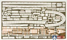 72120 Hasegawa 1/350 Фототравление Antarctica observation 2nd corps etching parts