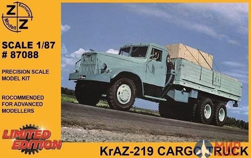 87088 Z&Z modell  KrAZ 219 Cargo Truck